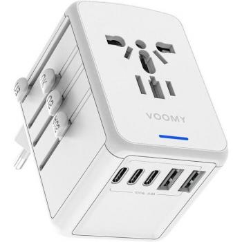 Voomy Y29 Reistoestel – 5 USB, wereldbreed (170+)