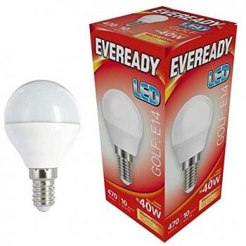 Eveready 6W LED Golf Ball Lamp – 3000K Warm White Opal