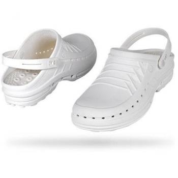 Soca Wock Clog com Fecho Branco