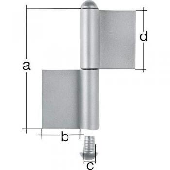 Konstruktionsband K04 2 pièces Soudage STA Tête Ronde 80/30/9/40mm GAH