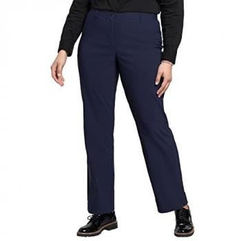 Sheego Bengalin-Hose Damen, gerade Form, marine, Gr. 21, schmaler Bund