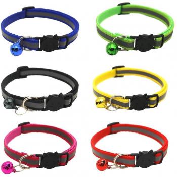 Set collier chat LED 6‑pièces, sécuritaire et ajustable