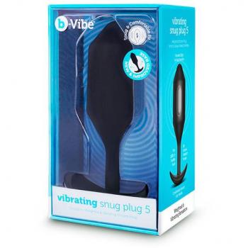 Analplug b-Vibe Vibrating Snug Plug XXL Schwarz