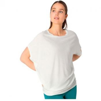 Super Natur Women's Yoga Slipte T-shirt Vit