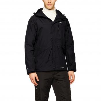 Trespass Men's Black Corvo Waterproof Jacket 2XL