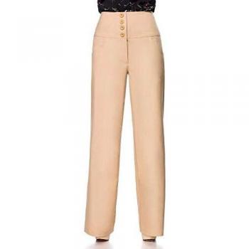 Pantaloni Vintage Rockabilly Belsira Beige