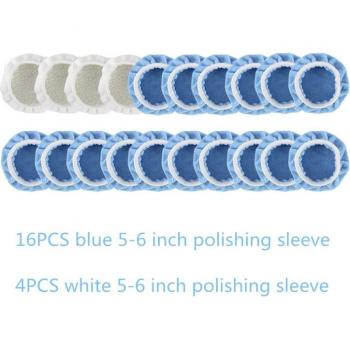 Pack de Tampons de Polissage pour Polisseuse 5-6 Pouces