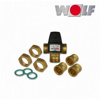 Wolf 2744370 – Termostato de Mezcla 3/4 DN20 35‑60 °C