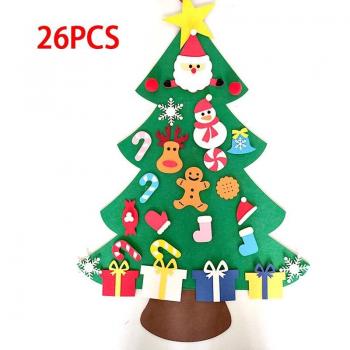 Árbol de Navidad de fieltro DIY para niños
