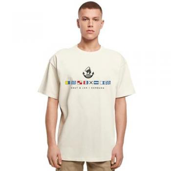 Herren T-Shirt F4NT4STIC „Seglerfahnen“ – Oversized, ohne Bündchen, 100% Baumwolle – Gr. XL