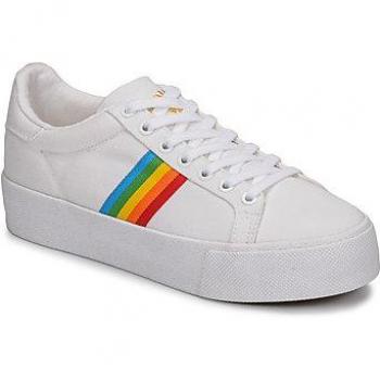 Gola Damen Sneaker Orchid Plateform in Weiß und Regenbogen