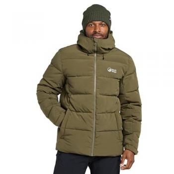 North Ridge Men's Saunter Baffle Water Repellent & Insulated Puffer Jacket With Hood
