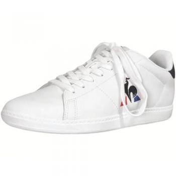 Men's White Le Coq Sportif Courset Sneakers – US 11