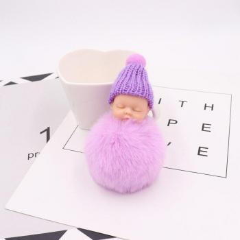 Cute Pompom Baby Doll Bag Charm