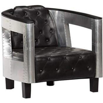 VidaXL Authentic Leather Aviator Seat