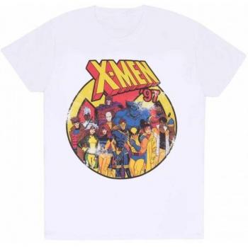 X-Men 1997 Retro Team Tee – Men's XXL White (Worn Look)