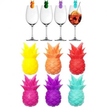 10er Set Ananas Glasmarker