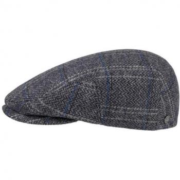 Melico Driver 60 cm Wool Flat Cap – Grey (Lierys)