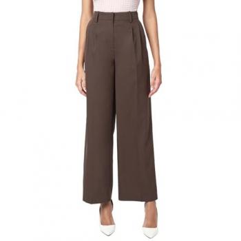 VERO MODA 'VMNila' Pantalón Plisado en Chocolate