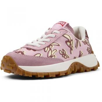 Sneakers Camper Drift Trail rose marron pour enfant