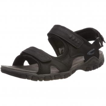 Camel Active Herren Riemchensandale Ocean 11 in Black, Size 46 EU