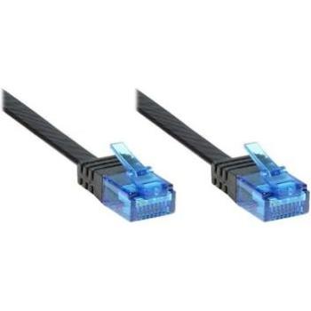Cavo di Rete Varia 1 m Cat 6a Piatto Nero 500 MHz