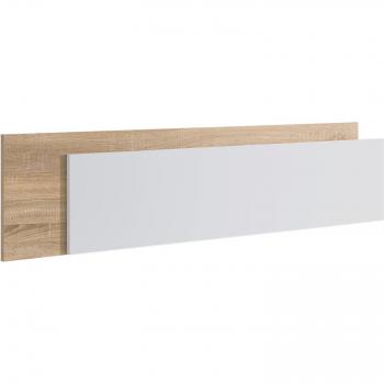 Cabecero Premium en Roble con Detalle Blanco