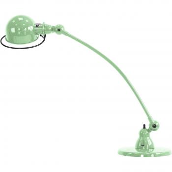 Lámpara Jieldé Loft C6000, verde, diseño curvado