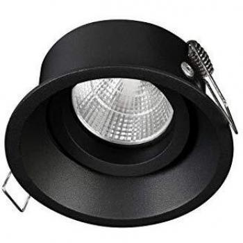 Foco Empotrable Negro 50W GU5,3
