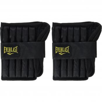 Everlast Schwarz anpassbare Fußgewichte – 5 lb je Stück, Gesamt 10 lb (4,5 kg)