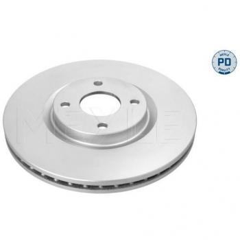 Disque de frein MEYLE 715 521 0057/PD – Essieu avant 300 mm, 25 mm, 4‑ventilé, revêtu de zinc