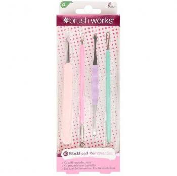 Set de soin extracteurs de points noirs Brushworks 4 pièces