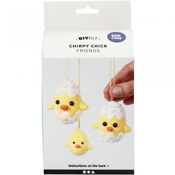 Silk Clay Poussin Suspendu Blanc – Kit d’Art pour Enfants (Mixte)