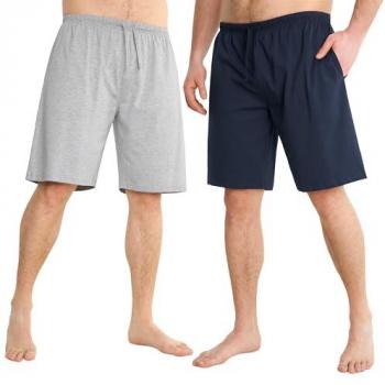 CityComfort Twin-Set Grey Pajama Shorts (XL)