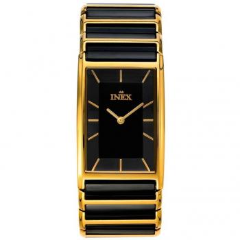 Inex Elegant Svart Damklocka