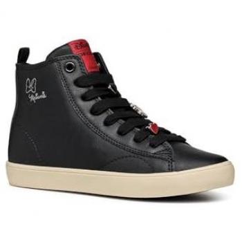 Geox J Gisli H Sport Shoes Black/Red Male Size 10