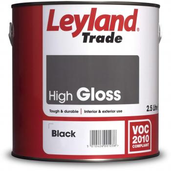 Black Gloss Paint 2.5L – Leyland Premium
