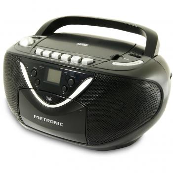 Metronic 477131 Radio CD MP3 avec Lecteur Enregistreur Cassette
