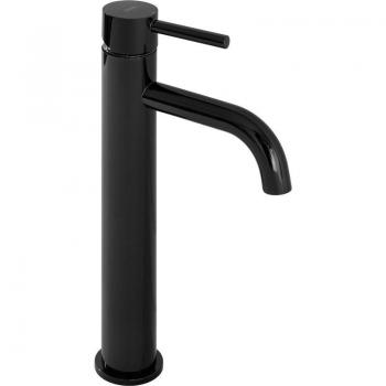 Rubinetto lavabo REA lungo black metallic