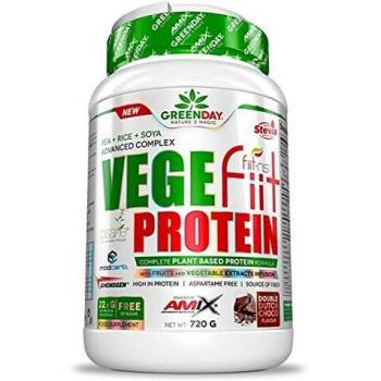Amix VegeFiit Dark Chocolate Protein Powder – 720g Uncolor
