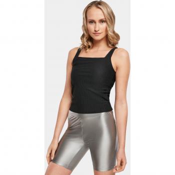 Women's Urban Classic Ribbed Tank Top with Square Neck – GT Edition