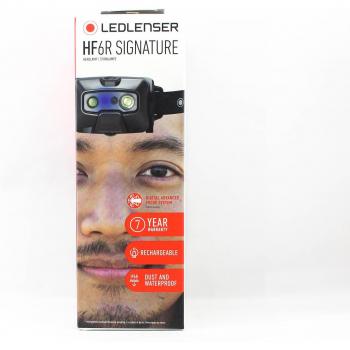 Lampada Frontale Ledlenser HF6R 1000 LM IP68 135g Nera Ricaricabile