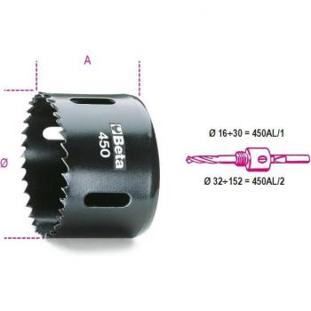Beta 450 HSS‑Cobalt 8% Bimetal Hole Saw 41 mm