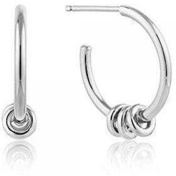 Pendientes modernos Ania Haie plata esterlina AH-E002-05H