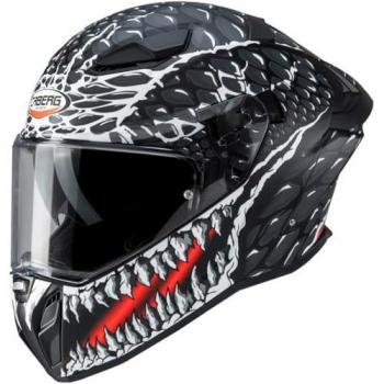 Caberg Motorradhelm Caberg Drift Evo II Crok Integralhelm matt-schwarz / anthrazit / rot S