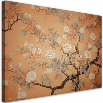 Orage de Plumes – Art Chinoise 60x40 cm