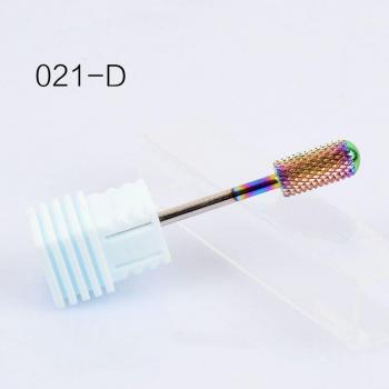 Round Flame Nail Drill Bit for Electric Manicure