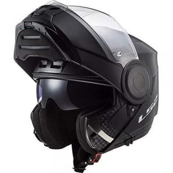LS2 FF902 Scope Solid Black Matt Gr. XXL Klapphelm Motorradhelm mit Sonnenblende