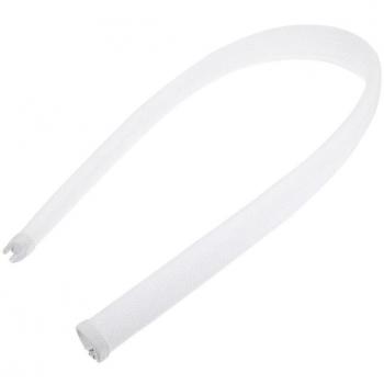 Doublure Blanche Élastique avec Fermeture 12mm 2.8m