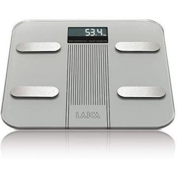 Laica PS7005 Elektronische Personenwaage mit Bluetooth und Edelstahloberfläche